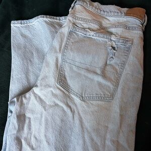 American Eagle Outfitters Light Wash Straight Leg Jeans